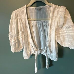 American Eagle Line Tie Top